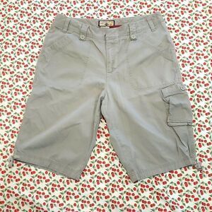 Caribbean Joe Vintage Y2K Gray Baggy Cargo Shorts
